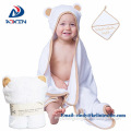 Custom animal plain style thick 500gsm paper tape box baby hooded towel bamboo organic